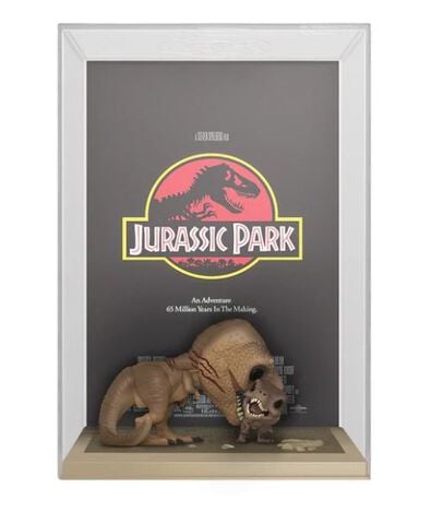 Figurine Funko Pop! Movie Poster - Jurassic Park - T-rex Et Velociraptor